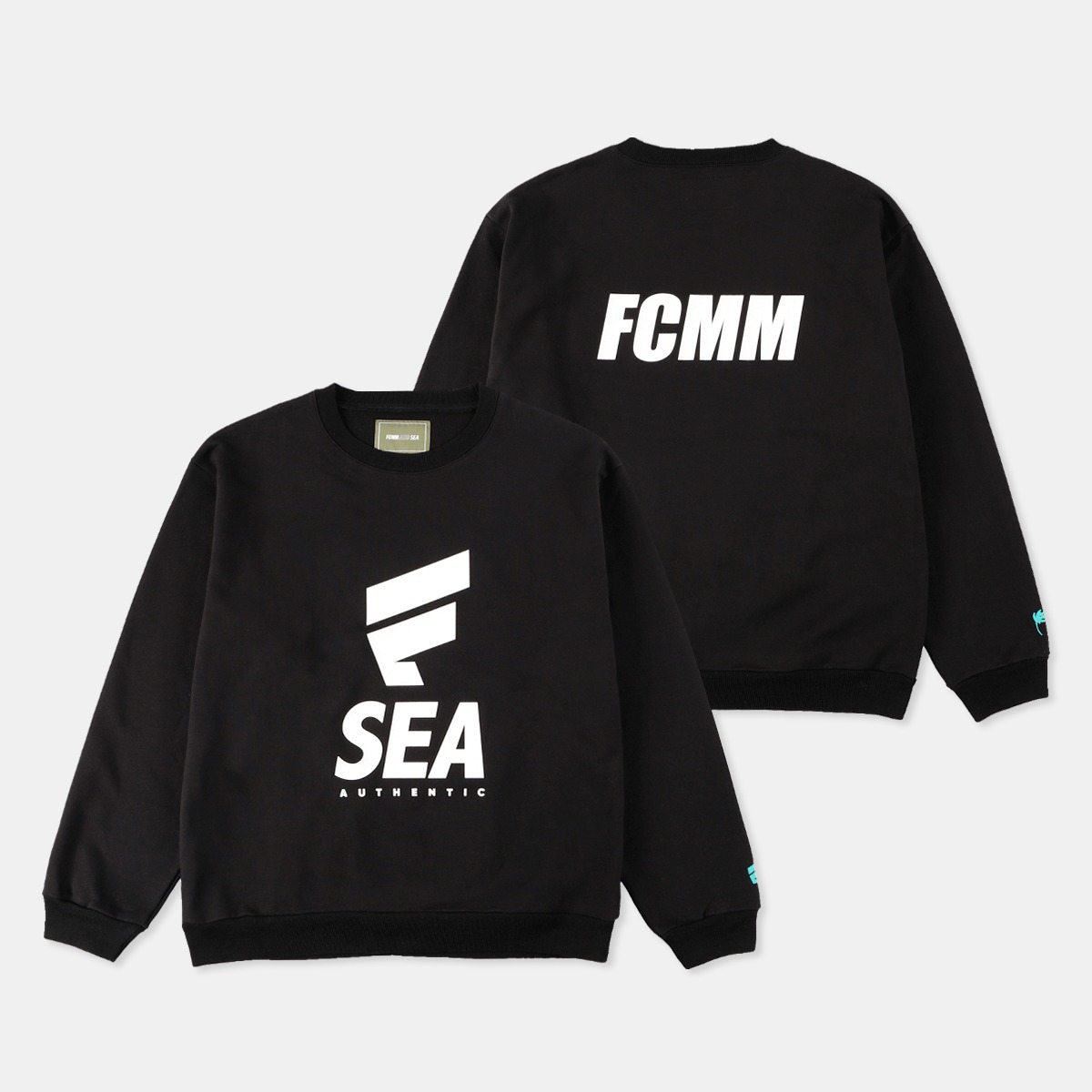 FCMM x WIND AND SEA Sweat shrit - BLACK