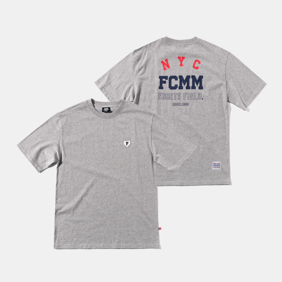 [FCMM X 이벳필드] NYC 로고 티셔츠 - 그레이