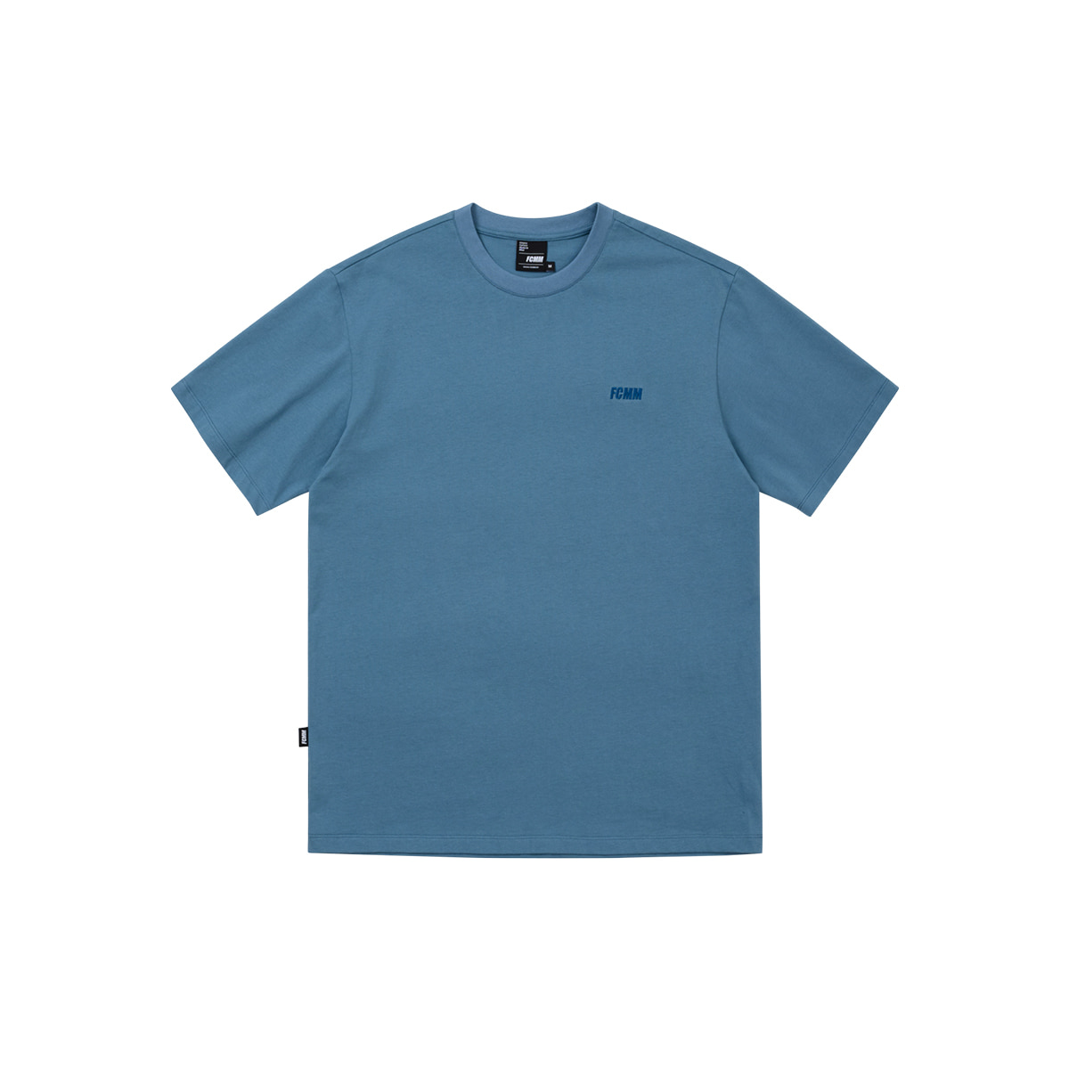 컴포트 핏 클래식 코튼 티셔츠 - 미드나잇 블루