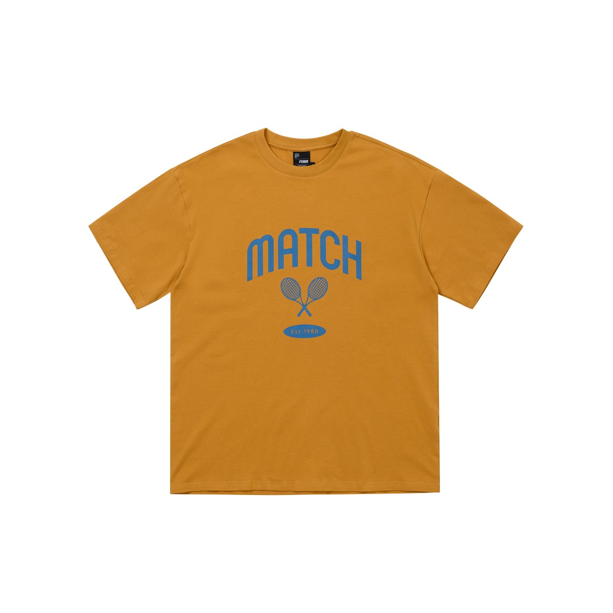 테니스 매치 티셔츠 - 러스트 오렌지
