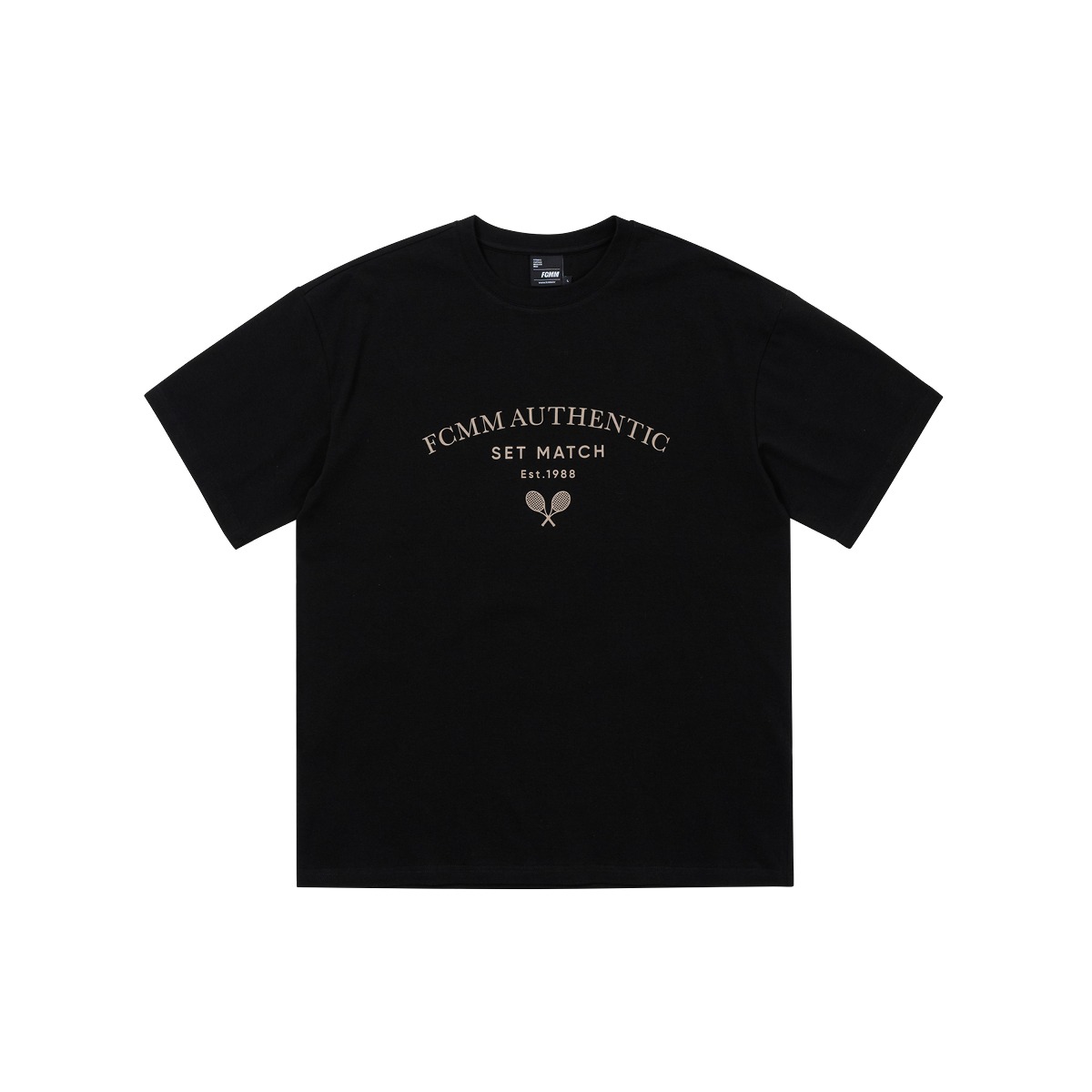 [트레저 PICK] 테니스 어센틱 티셔츠 - 블랙 (05월 03일 순차발송)